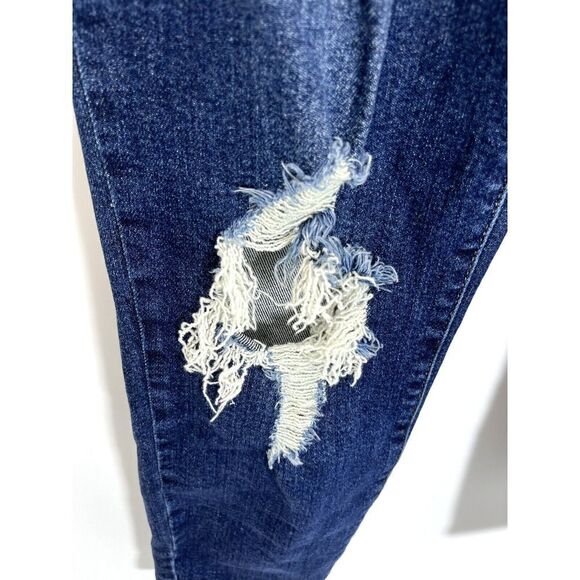 Judy Blue High-Rise Distressed Jeans Size 28/7 Boyfriend Fit Redland - Picture 7 of 12